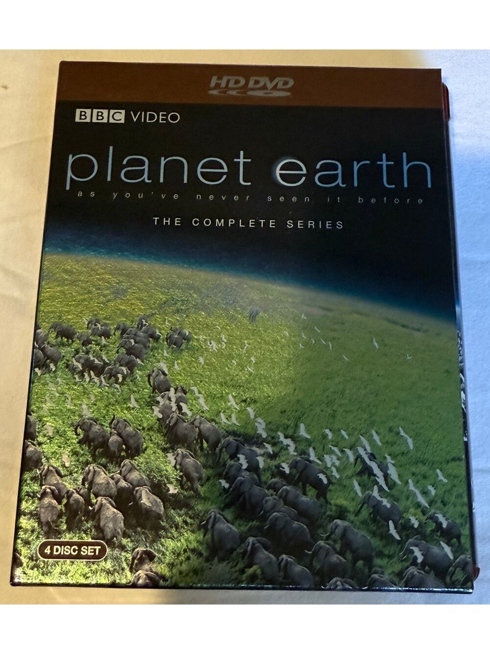 Planet Earth The Complete Series HD DVD 4 Disc Set Narrated David Attenborough